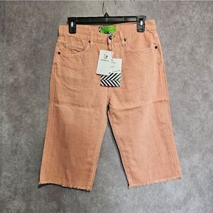 Sandrine Rose x Free People Denim Bermuda Jeans Shorts Size 28